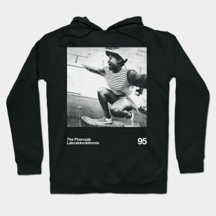 Labcabincalifornia - Artwork 90's Design || Vintage Black & White Hoodie